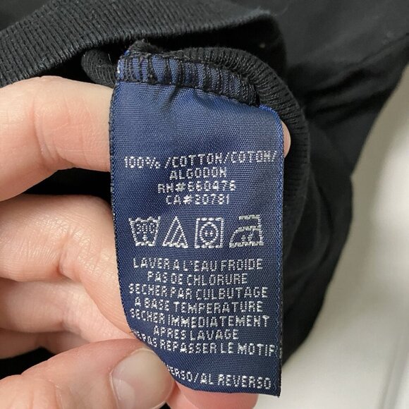 Vintage Tommy Hilfiger Shirt Womens M Ribbed Buckle Sleeve Cropped Top Y2K - Picture 6 of 8